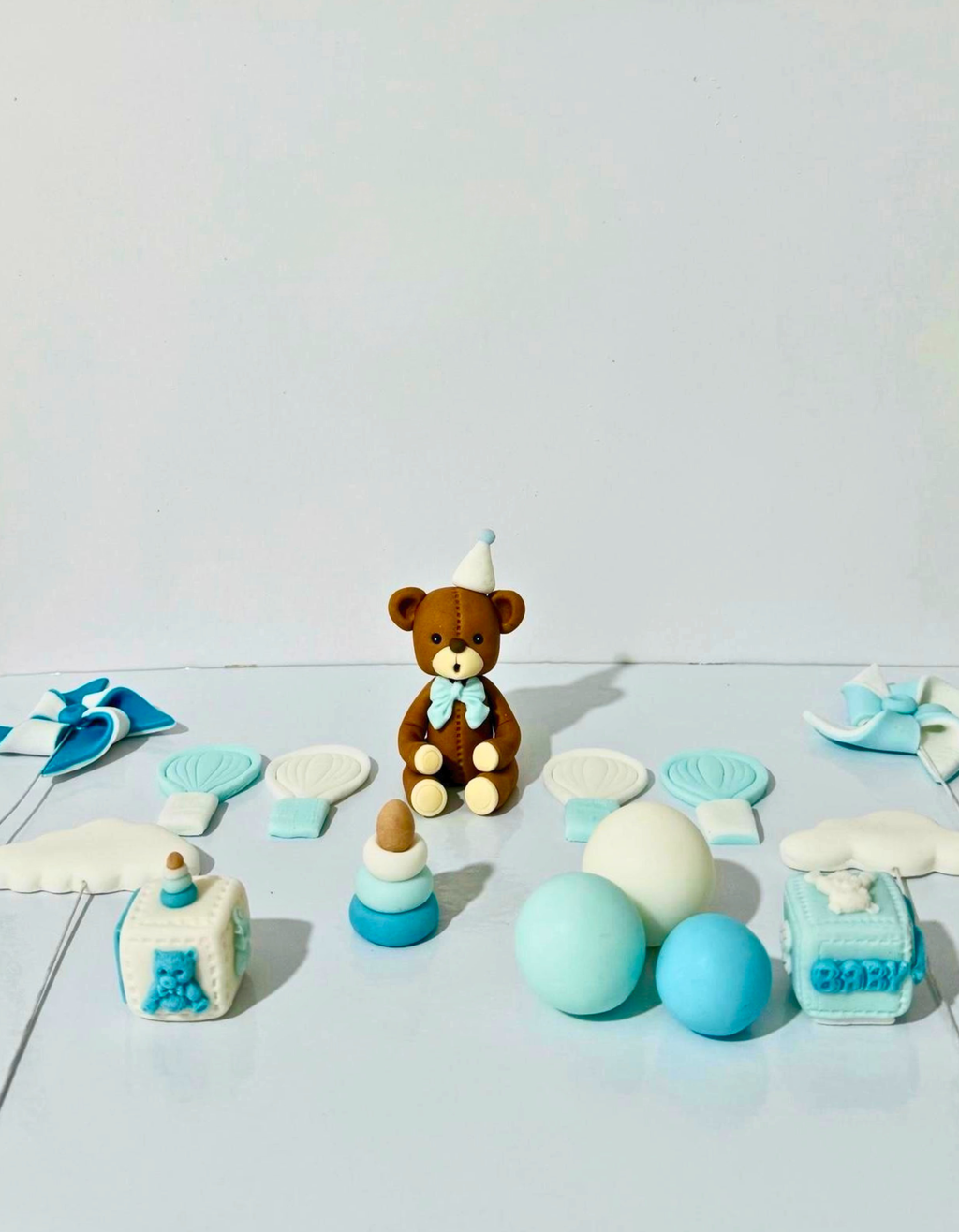 Ursuleț Băiețel - Set Figurine Tort