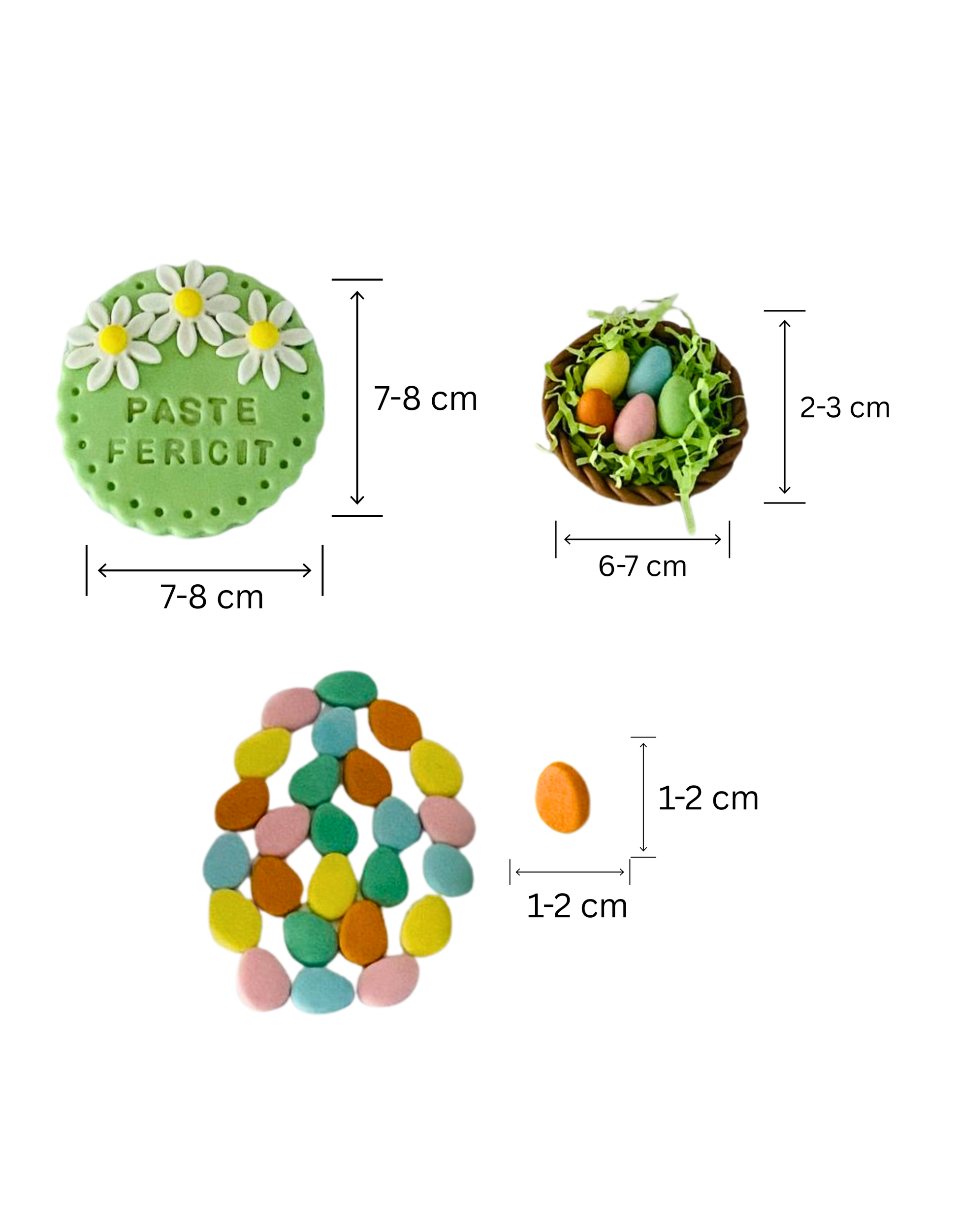 Iepuraș Băiețel de Paște - Set Figurine Tort