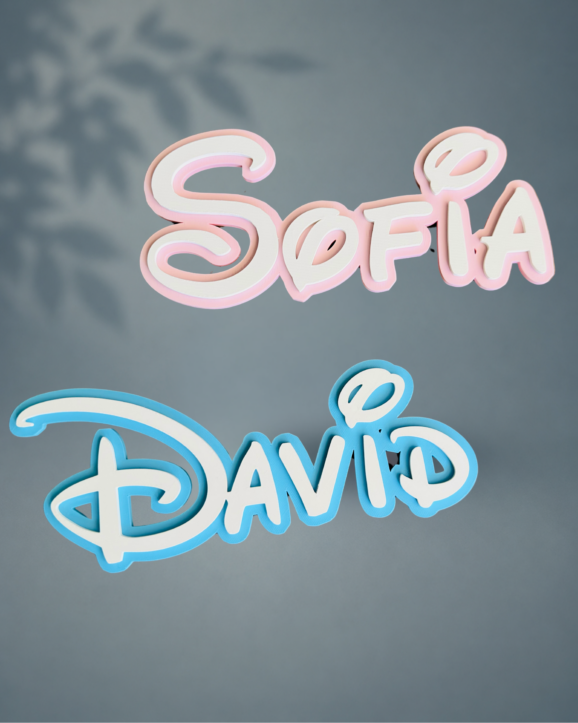 Nume decorativ personalizat – imprimat 3D
