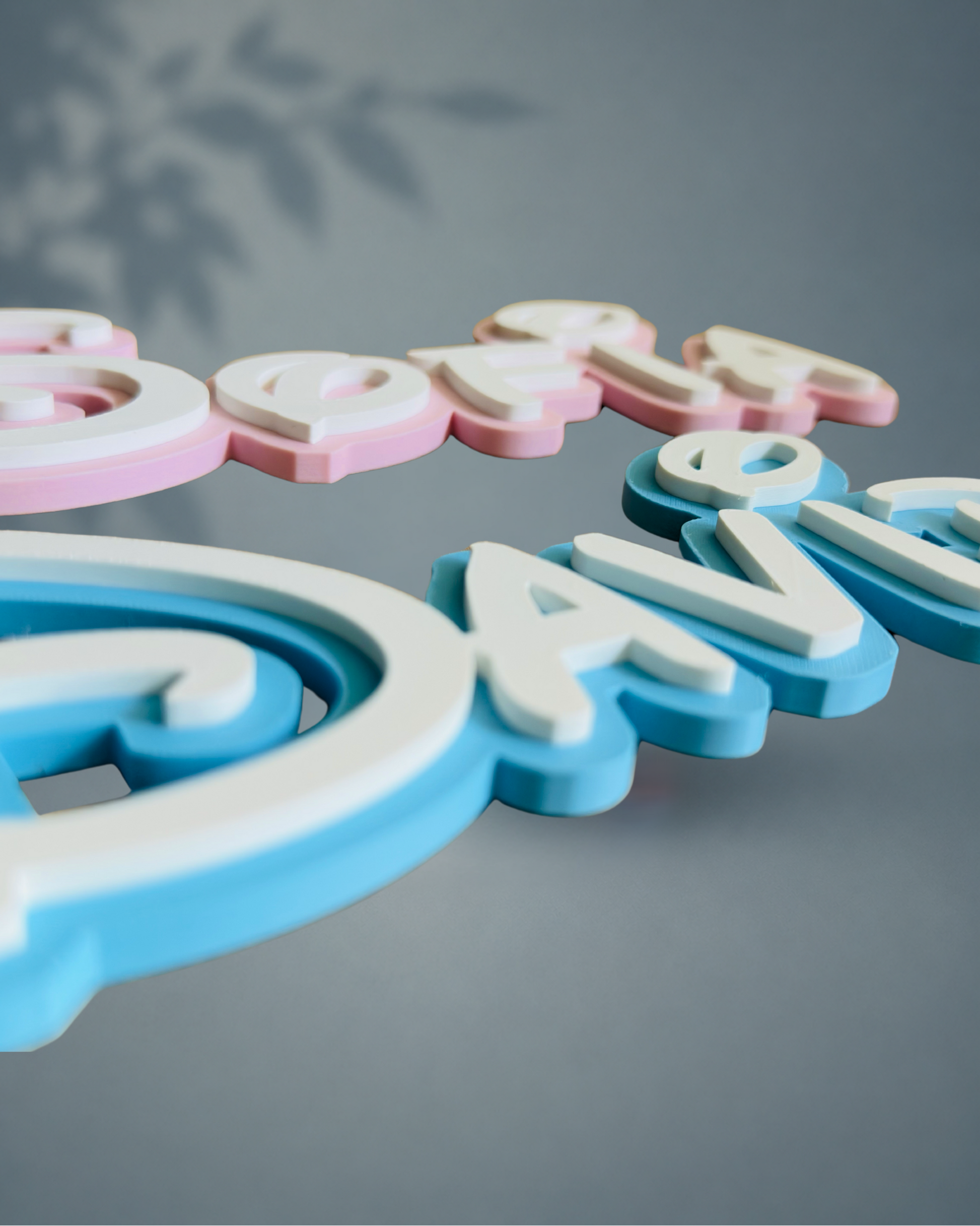 Nume decorativ personalizat – imprimat 3D