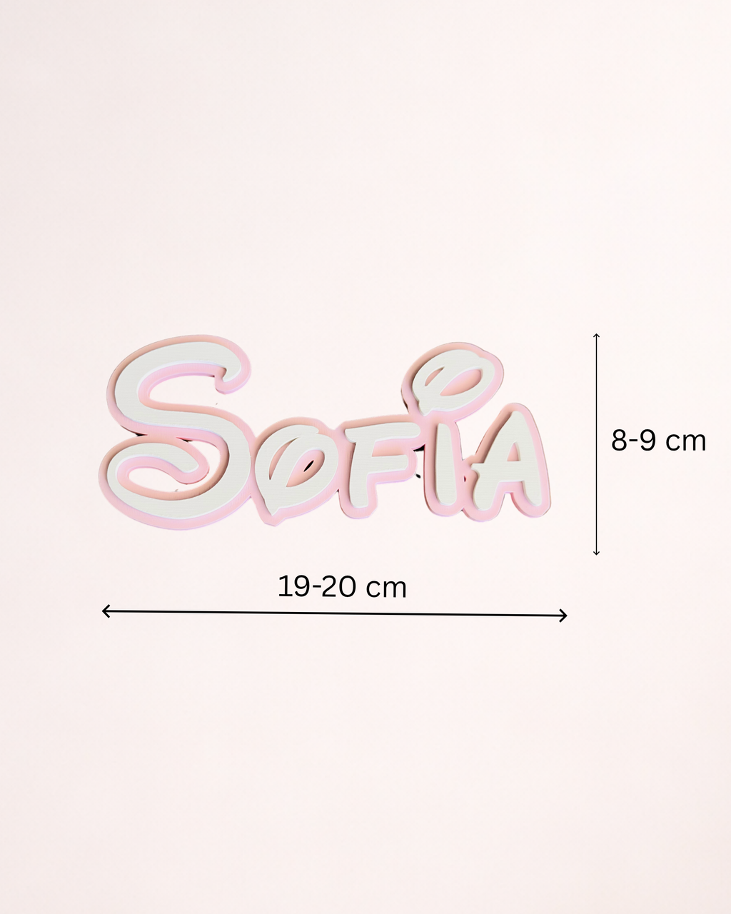 Nume decorativ personalizat – imprimat 3D