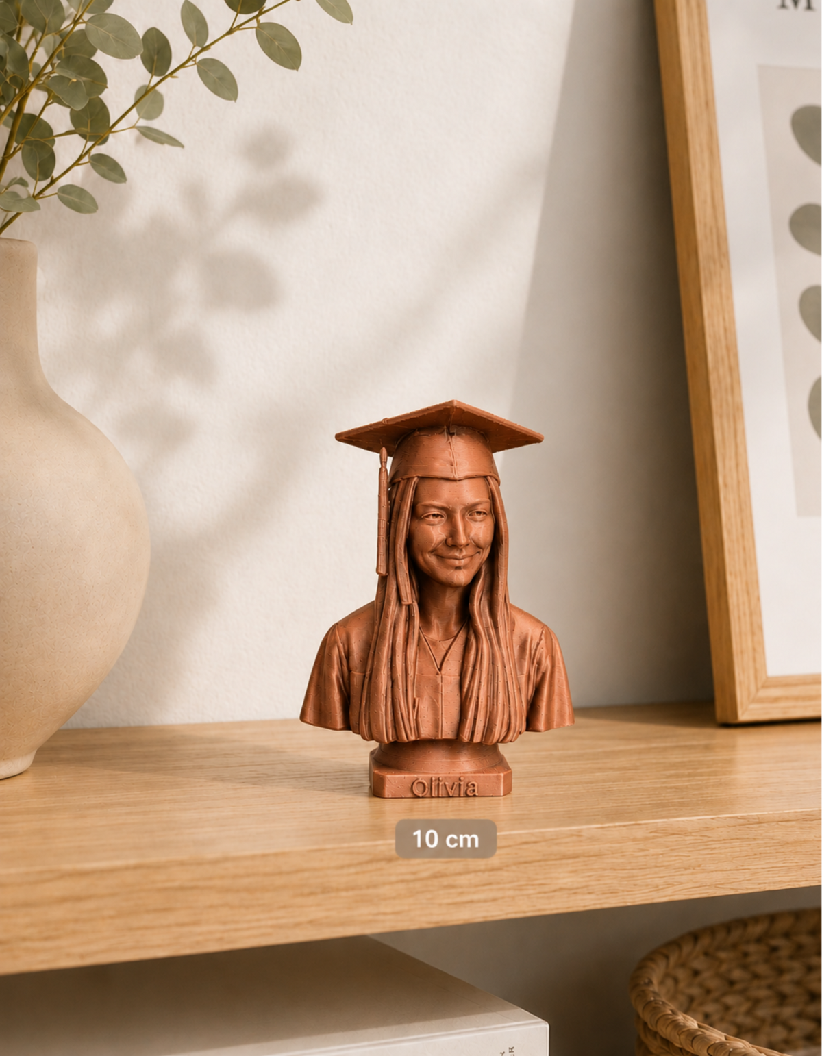 Bust personalizat după fotografie – imprimat 3D