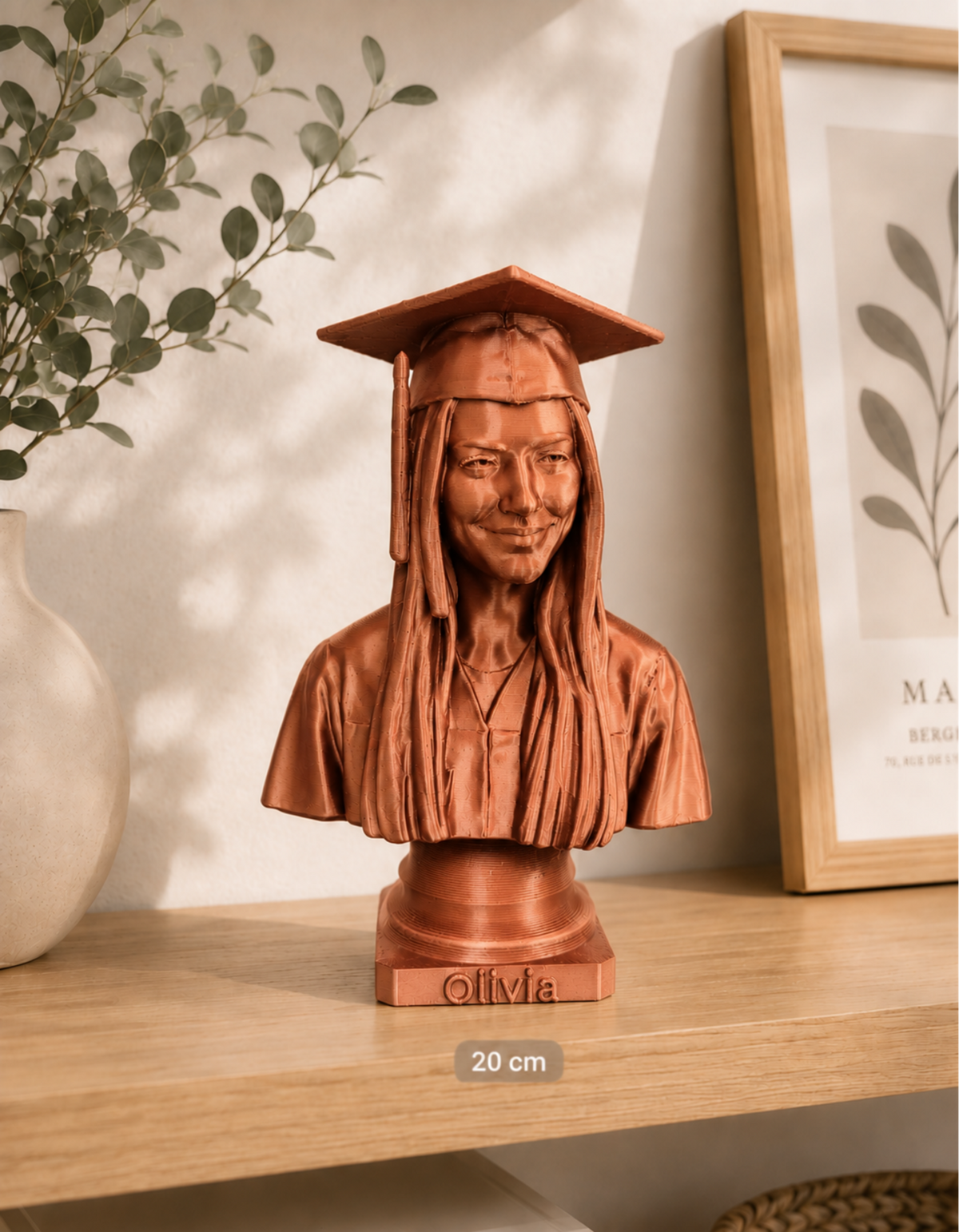 Bust personalizat după fotografie – imprimat 3D