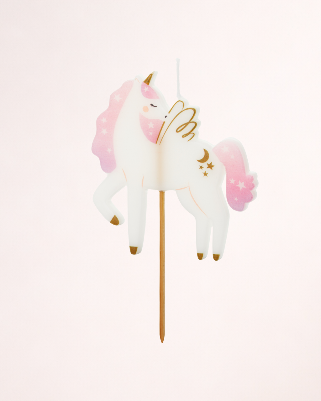 Lumânare aniversară Unicorn pentru tort