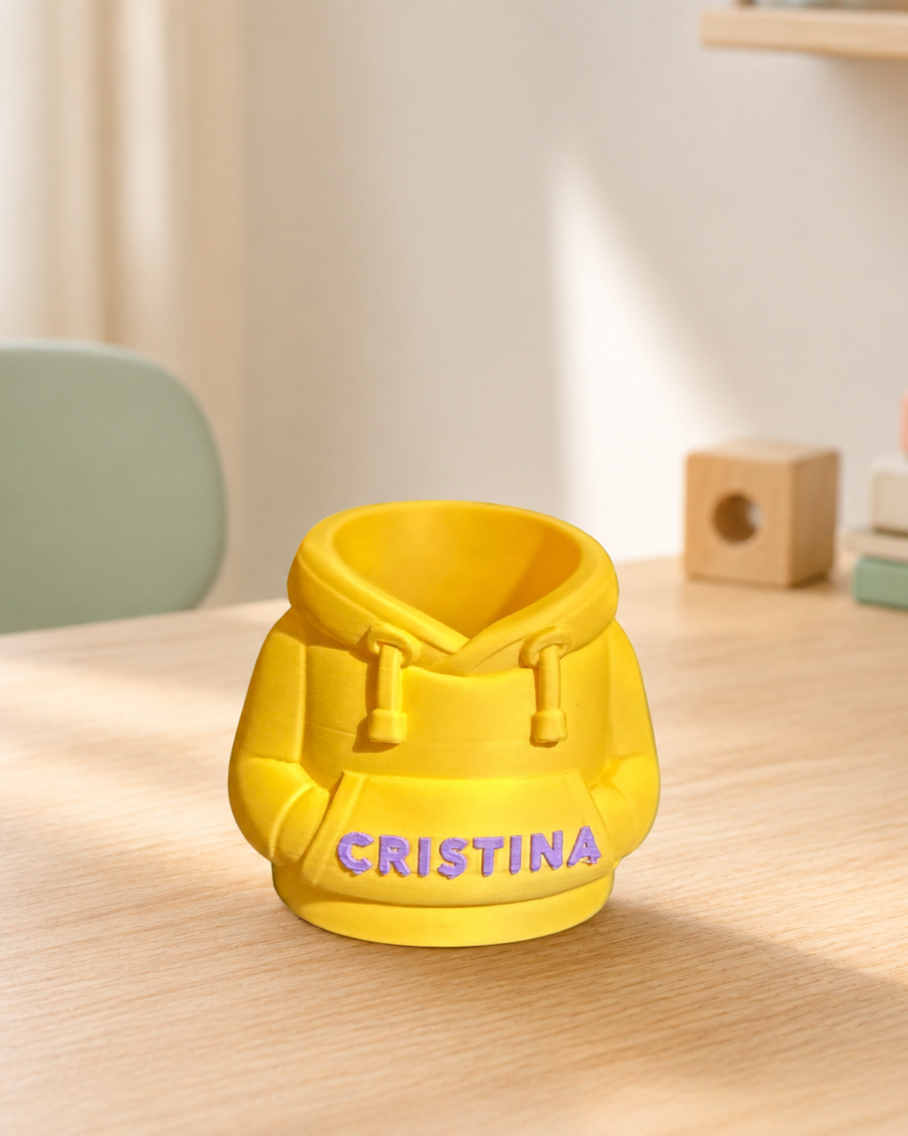 Suport de pixuri personalizat cu nume – imprimat 3D