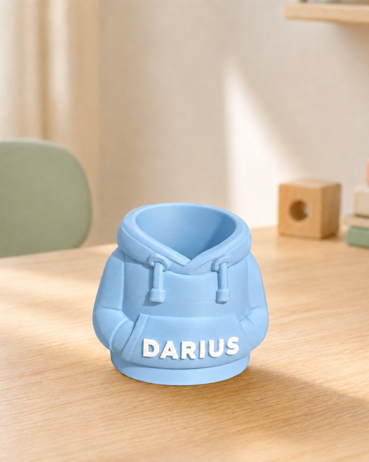 Suport de pixuri personalizat cu nume – imprimat 3D