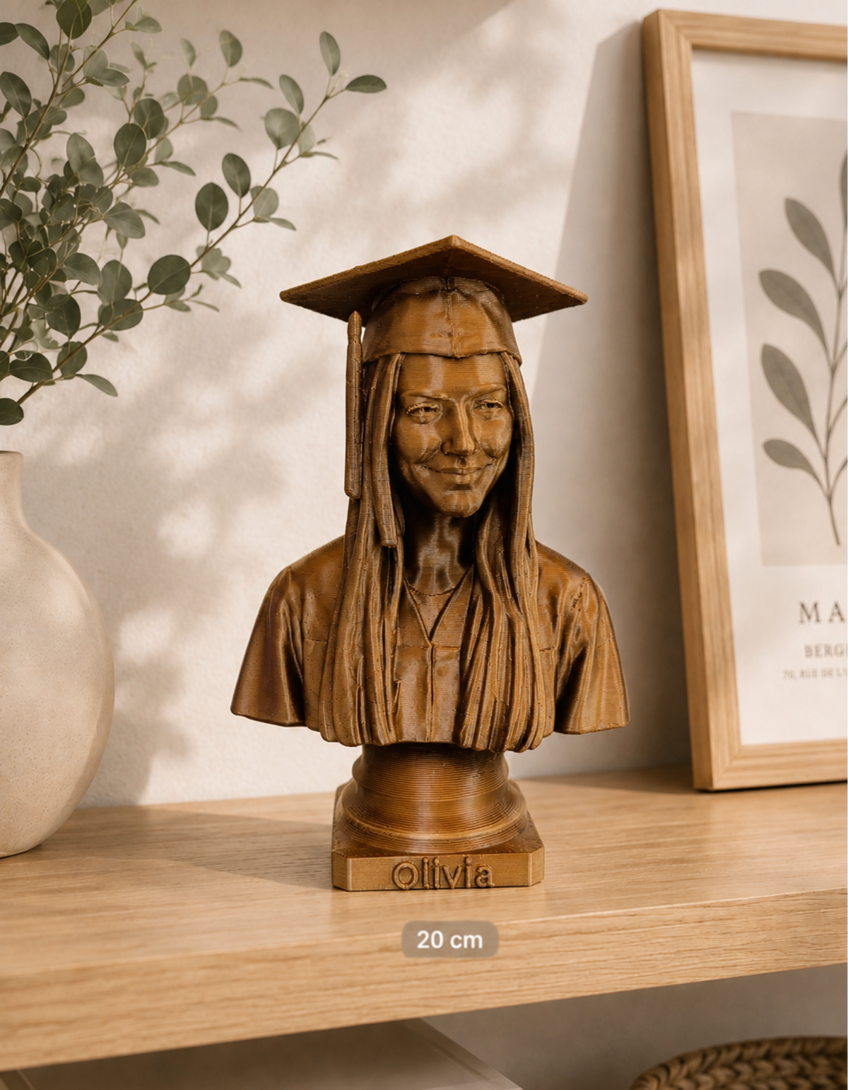 Bust personalizat după fotografie – imprimat 3D