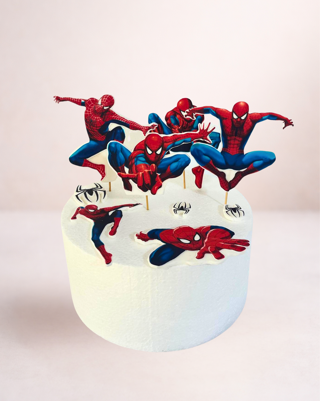 Spider-Man – Set toppere pentru tort din pastă de zahăr
