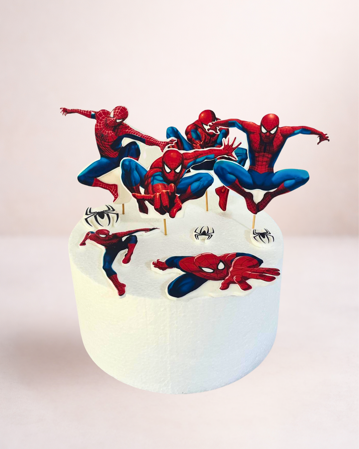 Spider-Man – Set toppere pentru tort din pastă de zahăr
