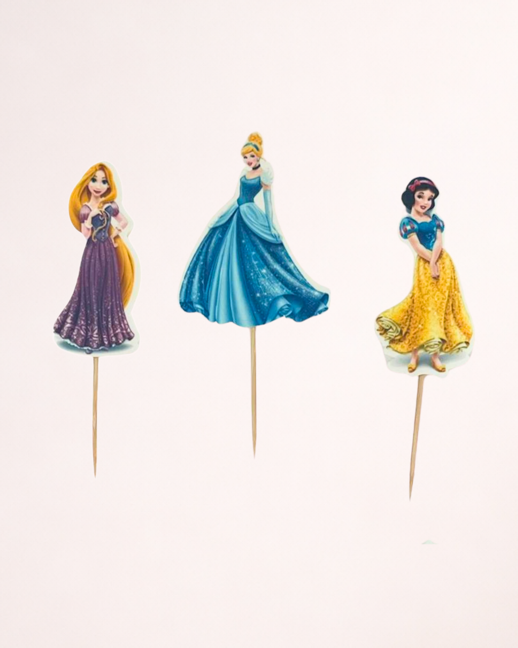 Prințese Disney – Set toppere pentru tort din pastă de zahăr
