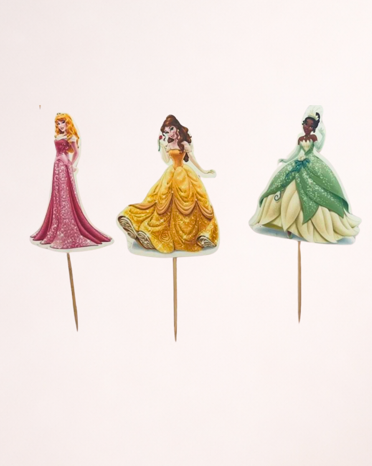 Prințese Disney – Set toppere pentru tort din pastă de zahăr