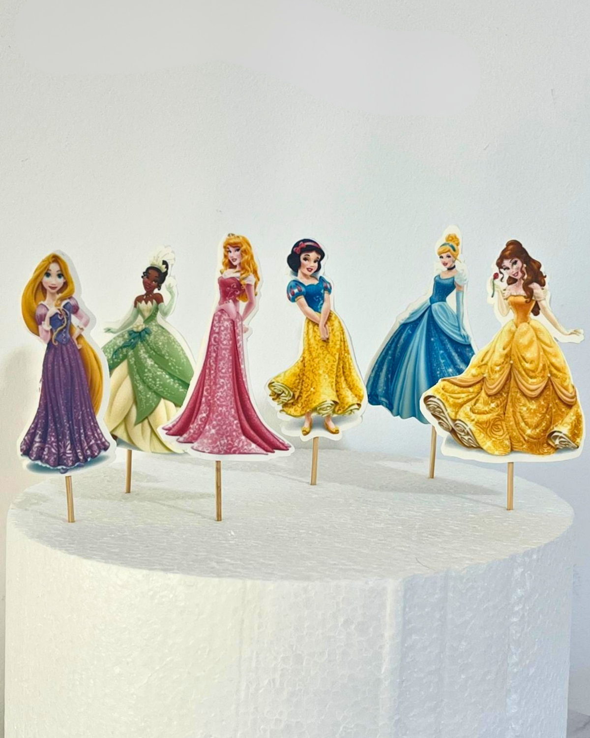 Prințese Disney – Set toppere pentru tort din pastă de zahăr