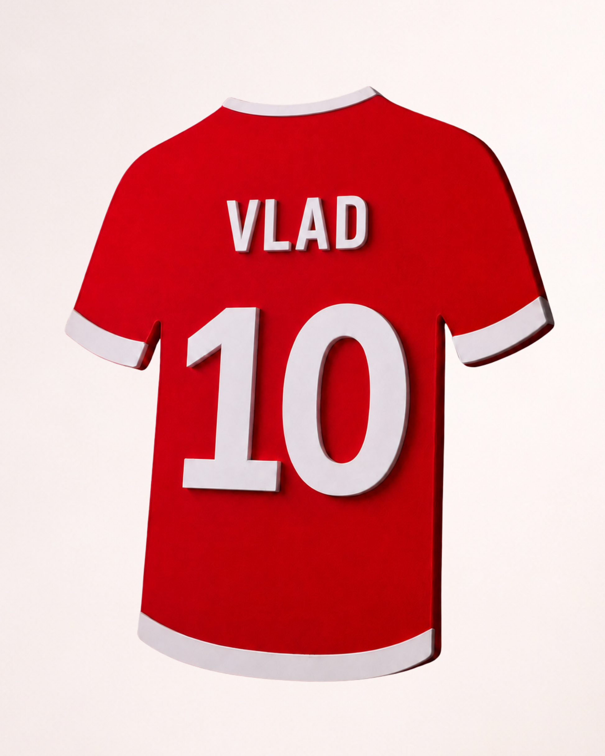 Tricou de fotbal decorativ personalizat