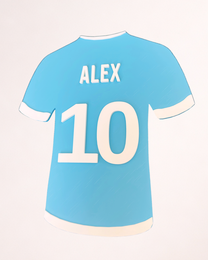 Tricou de fotbal decorativ personalizat