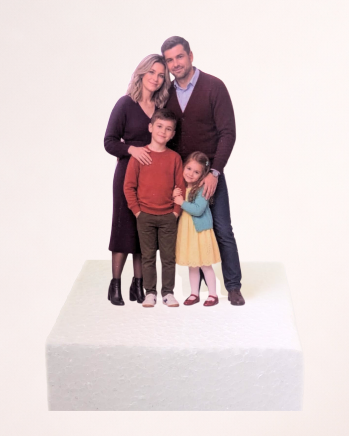Topper din pastă de zahăr - personalizat după fotografia ta