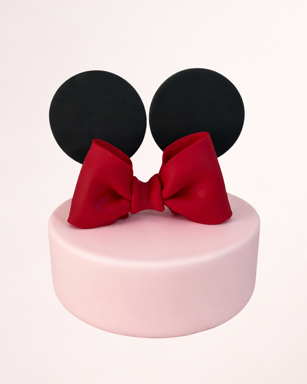 Urechi și fundă Minnie Mouse - Set figurine Tort