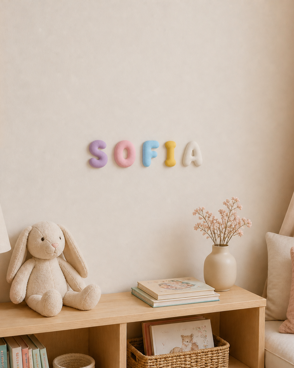 Litere Bubble 3D personalizabile