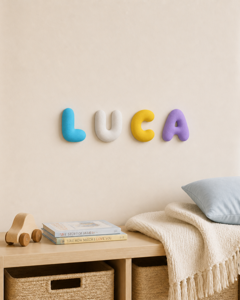 Litere Bubble 3D personalizabile