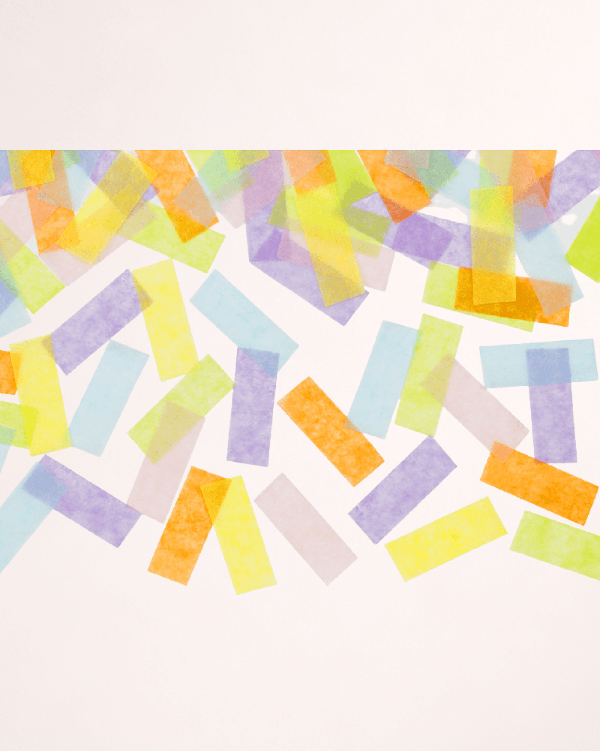 Tun cu confetti multicolore din hârtie – 20 cm