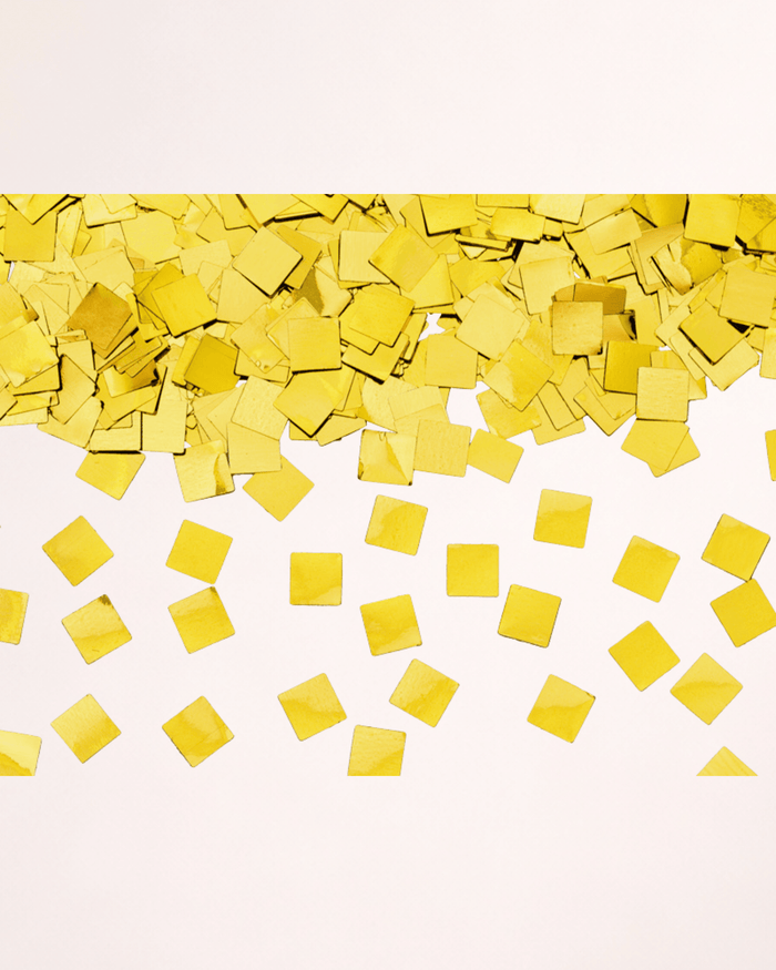 Tun în formă de sticlă cu confetti aurii – 20 cm