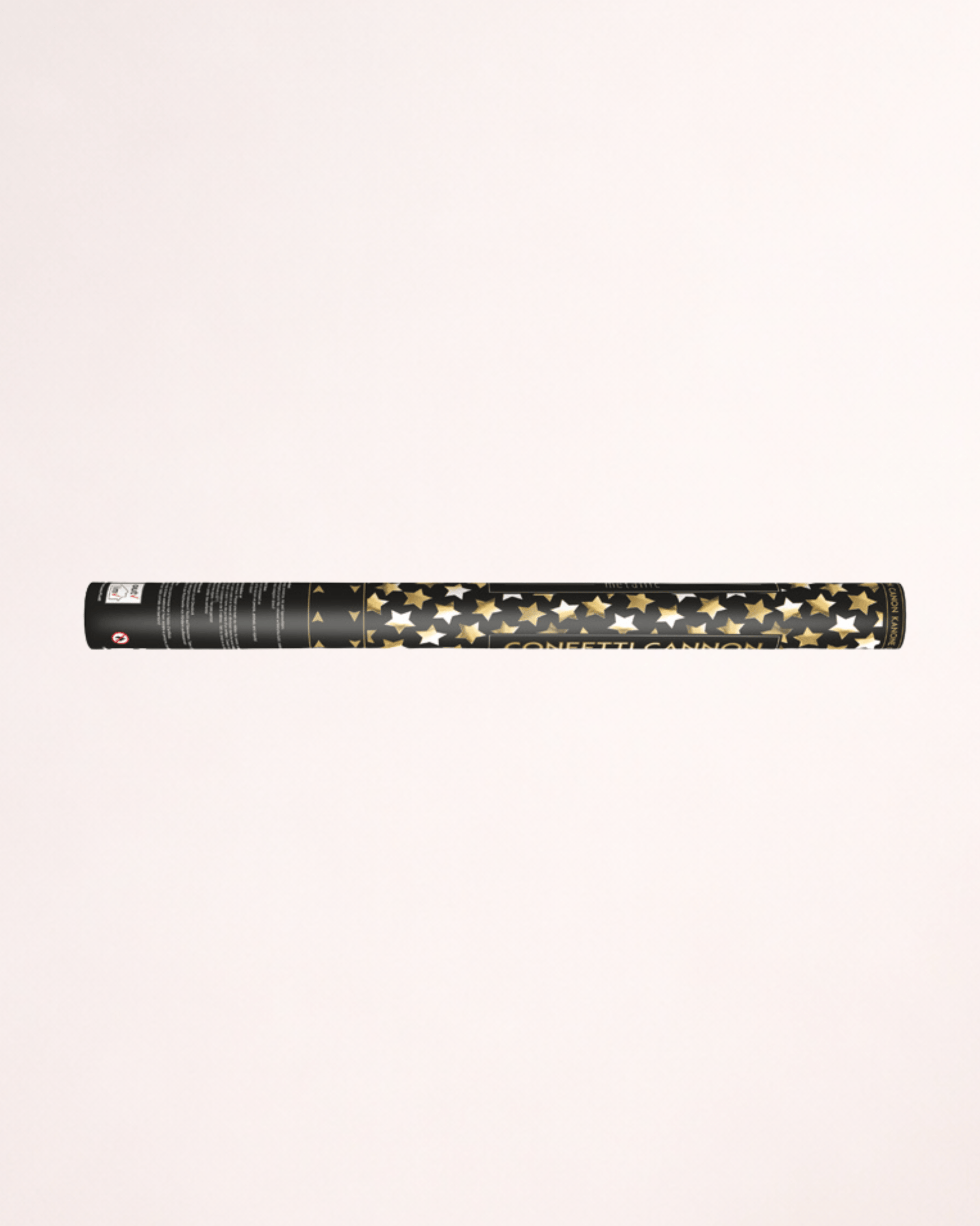 Tun cu confetti aurii în formă de stele – 60 cm