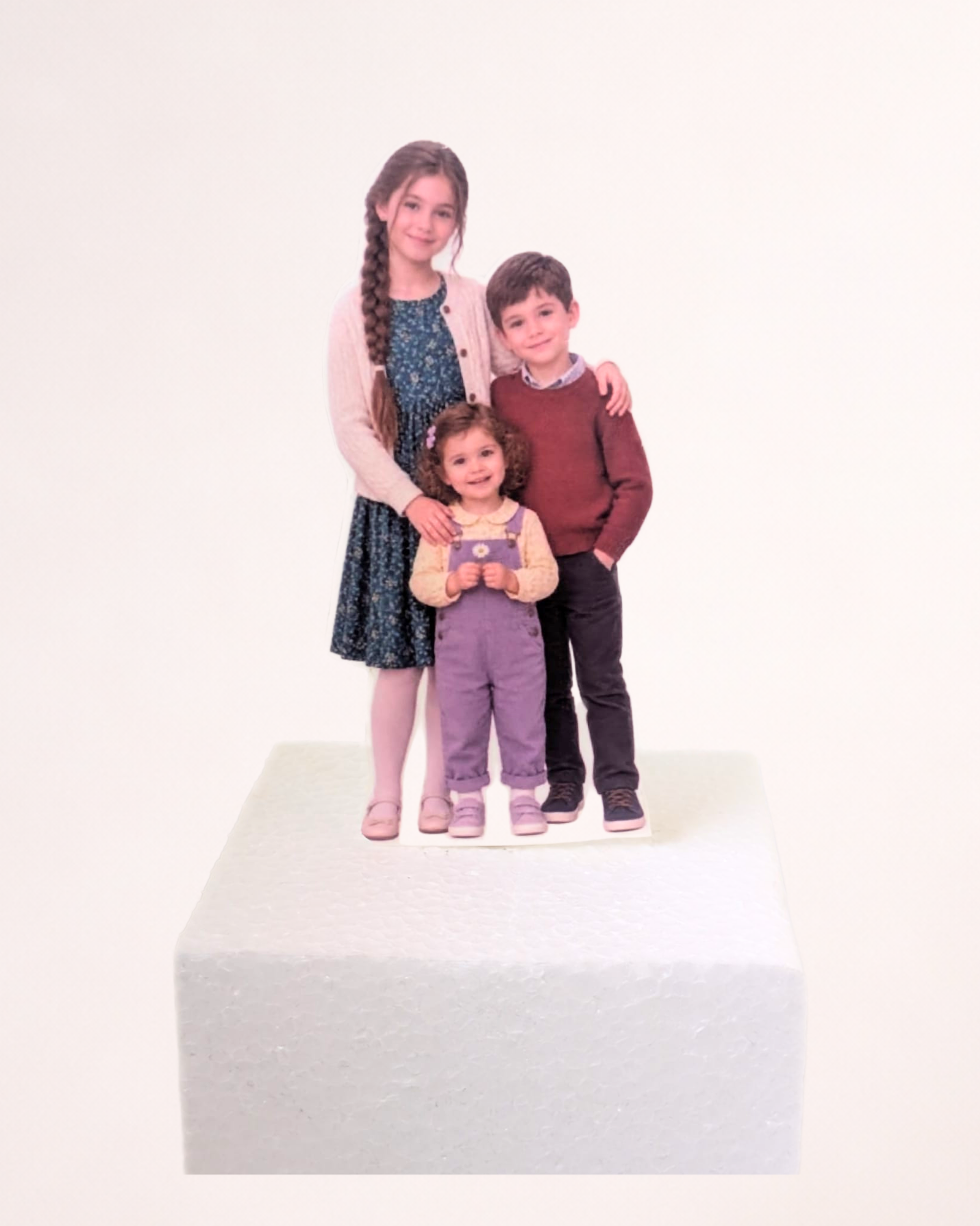 Topper din pastă de zahăr - personalizat după fotografia ta