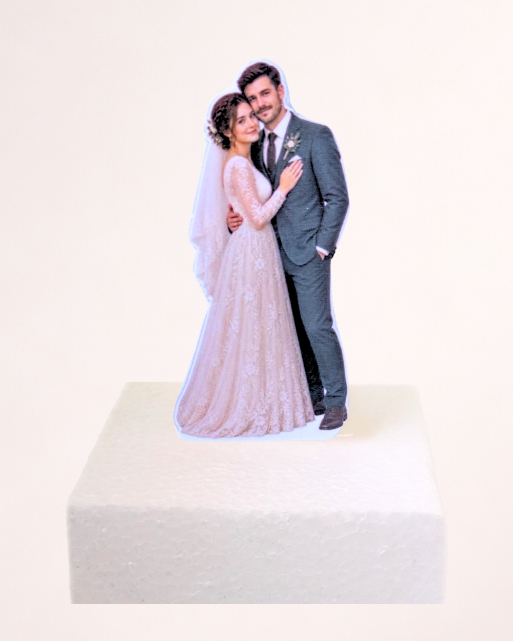 Topper din pastă de zahăr - personalizat după fotografia ta