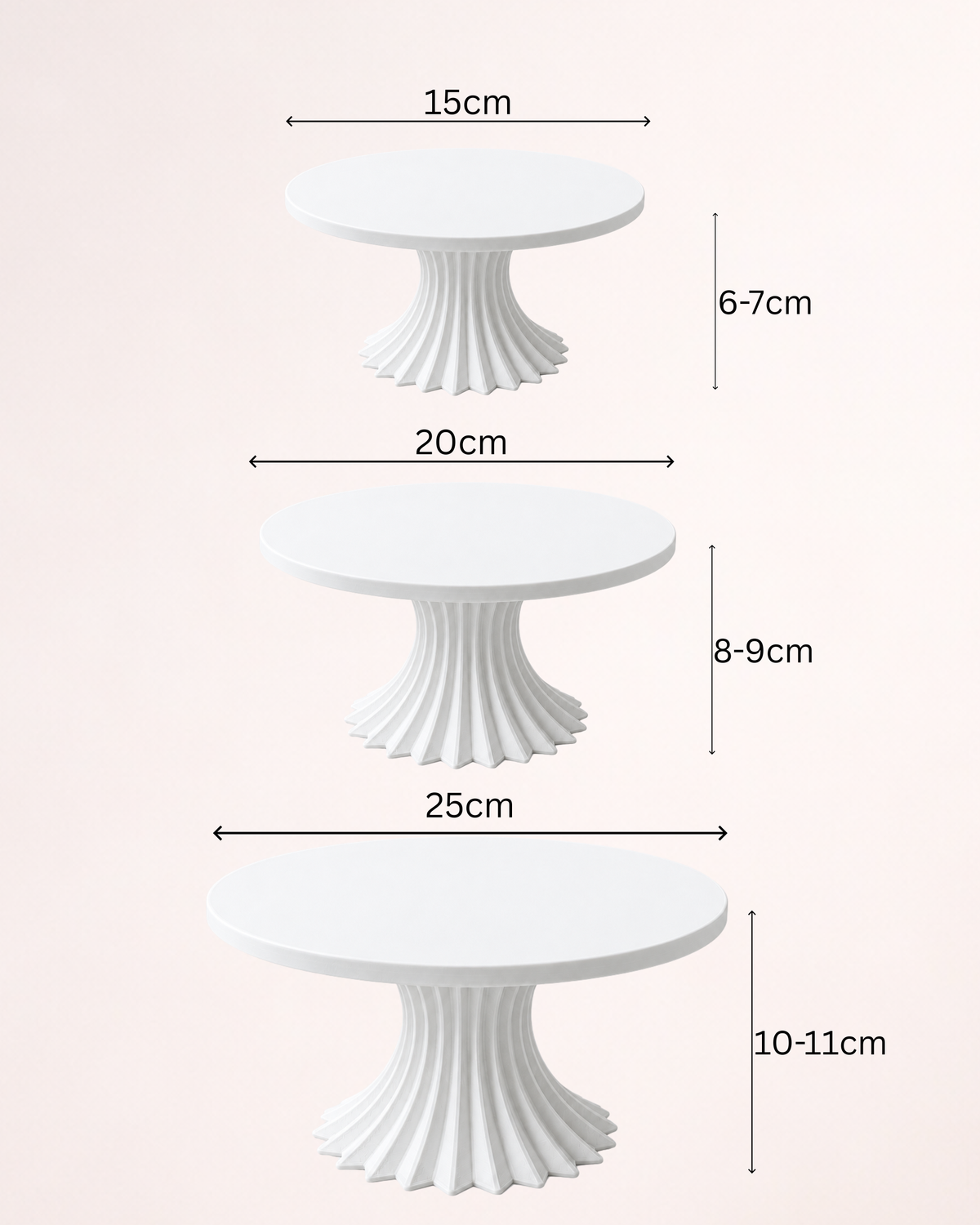 Suport tort rotund elegant pentru candy bar | FigurinArt