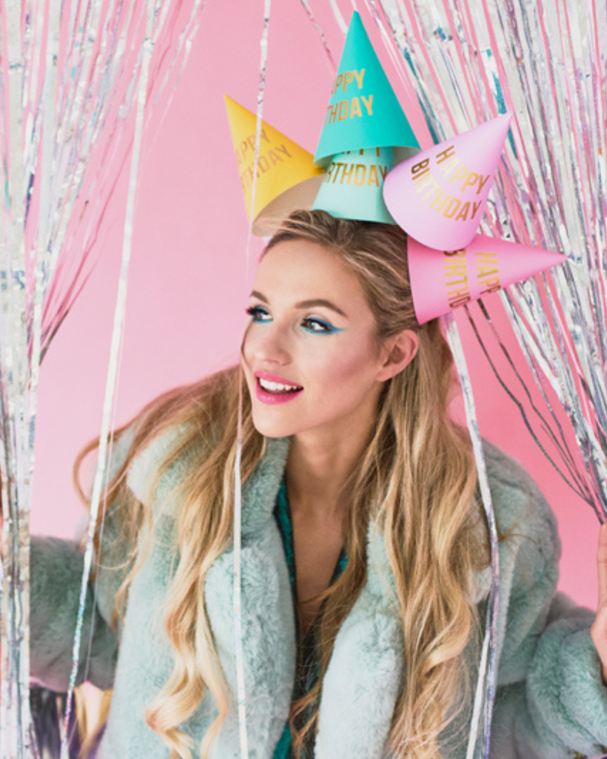Set de 6 coifuri de petrecere „Happy Birthday”