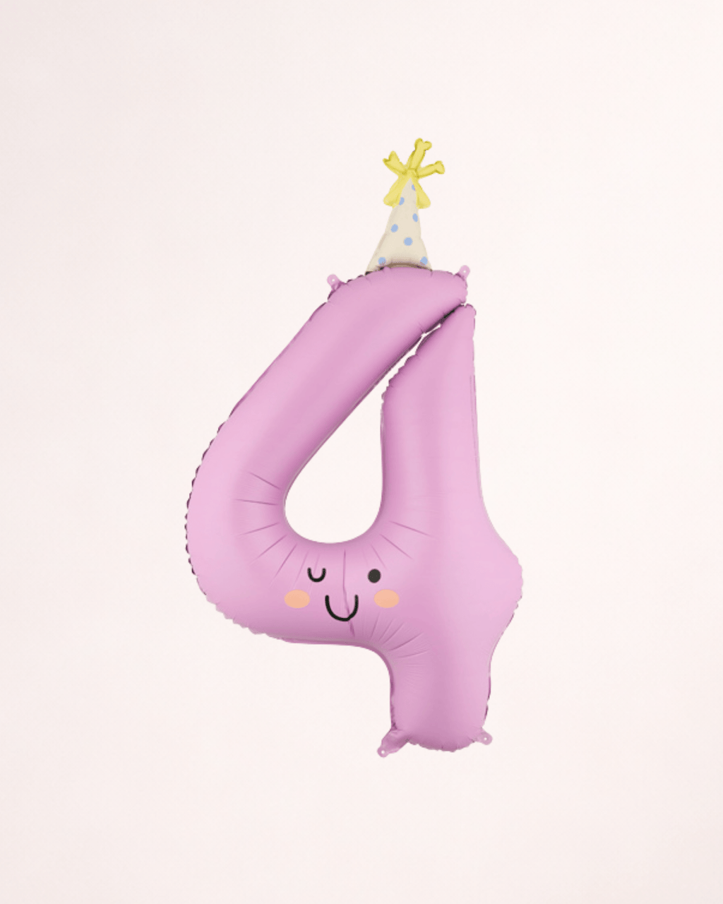 Balon din folie în forma cifrei 4 (patru) – lavandă