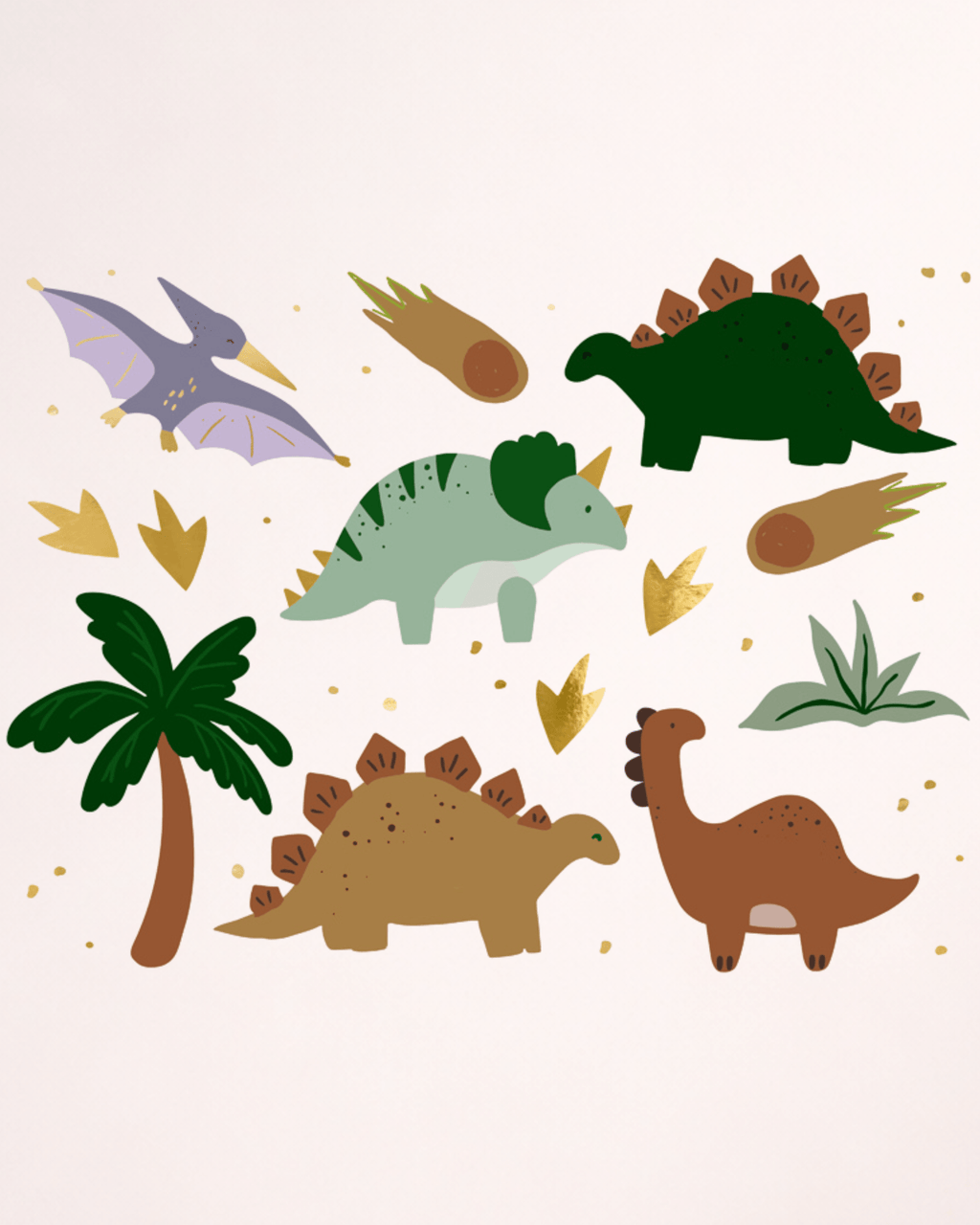 Set de 13 tatuaje temporare cu dinozauri