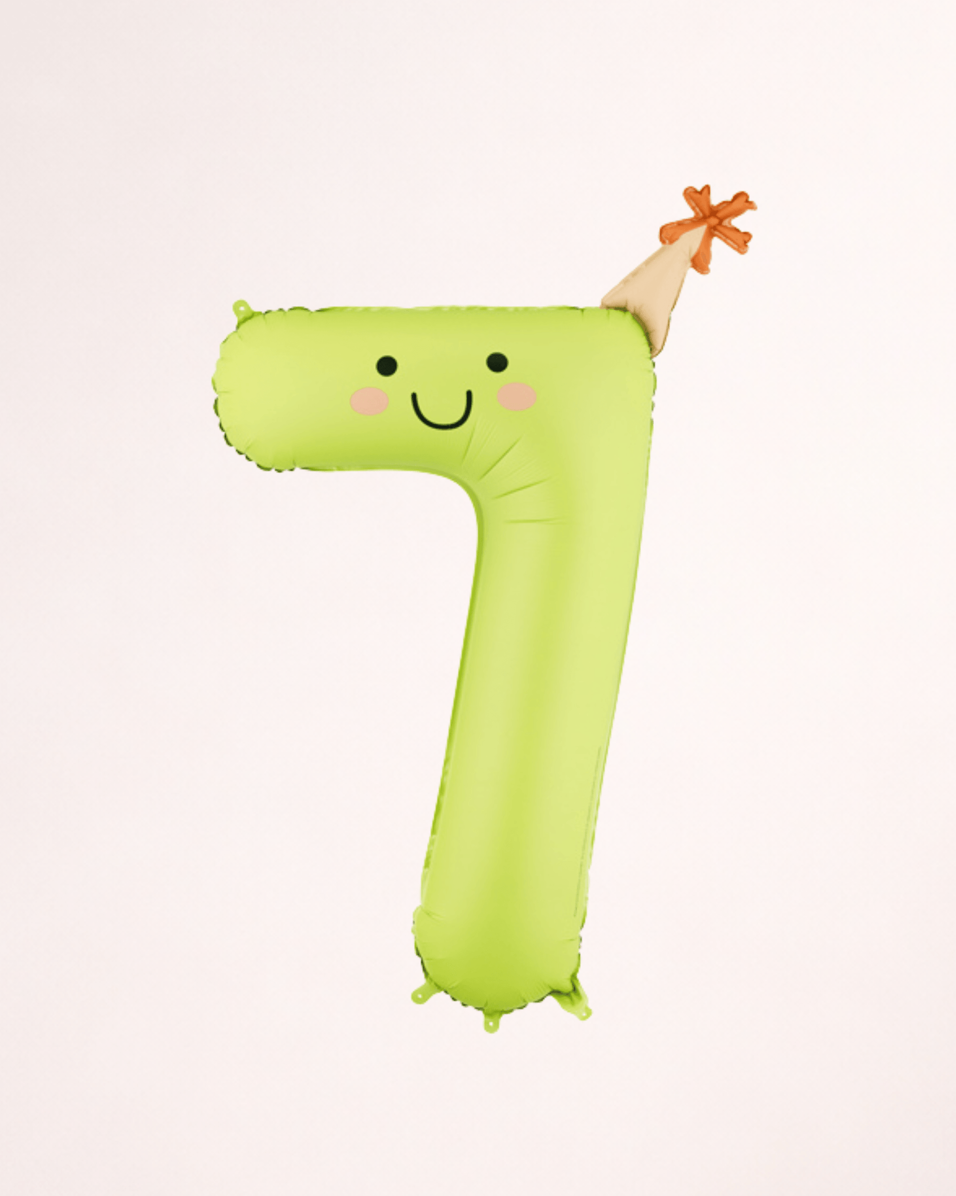 Balon din folie în forma cifrei 7 (șapte) – verde deschis