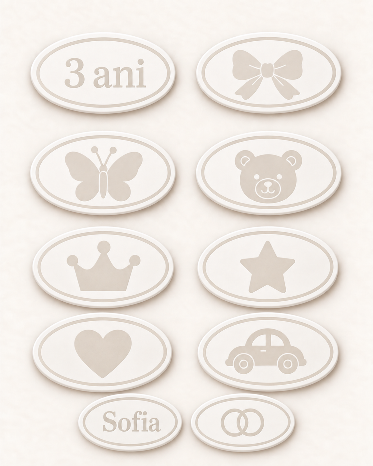 Charm Personalizat pentru Set Candy Bar - Design Colorat