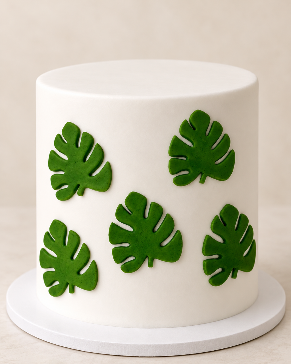 5 x Frunze Monstera - Set Decor Tort