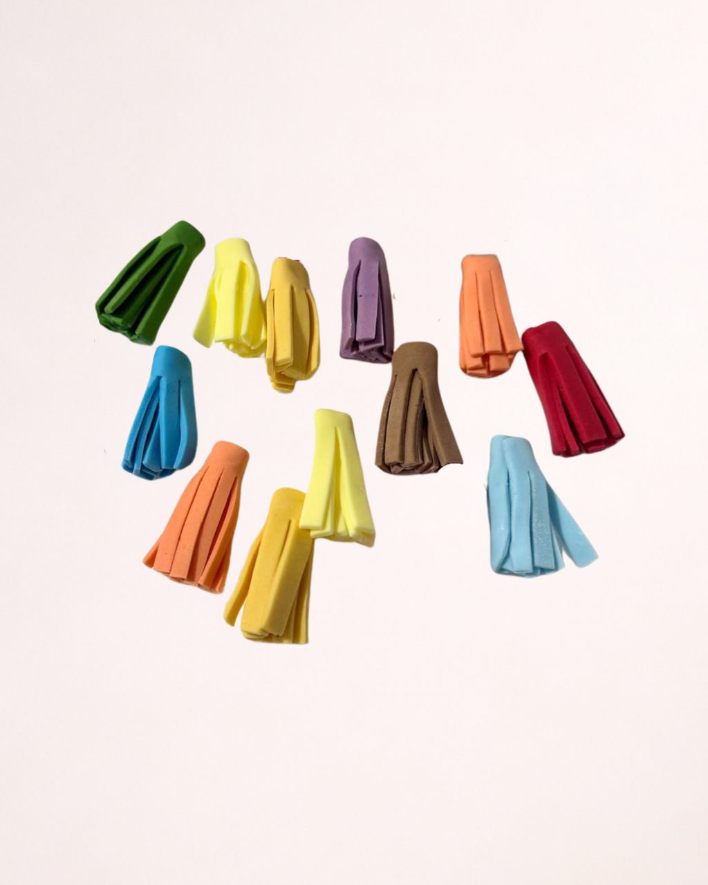 12 x Ciucurași multicolori - Set Figurine Tort