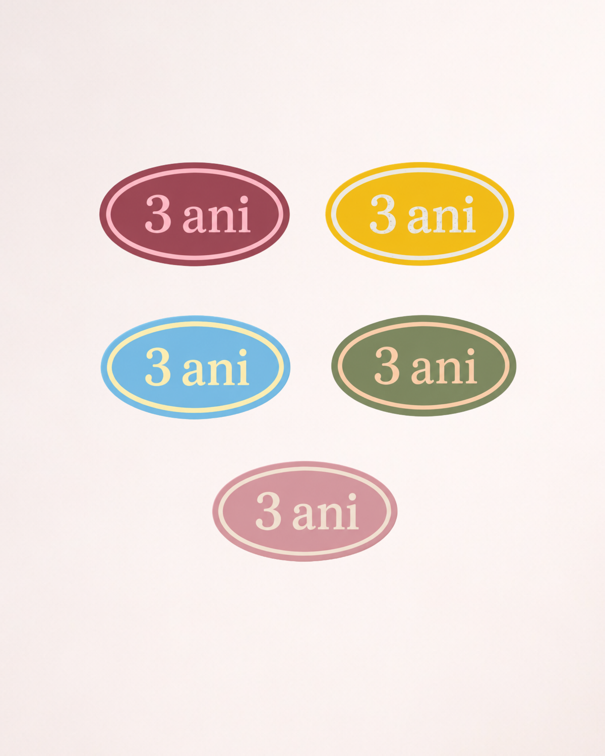 Charm Personalizat pentru Set Candy Bar - Design Colorat