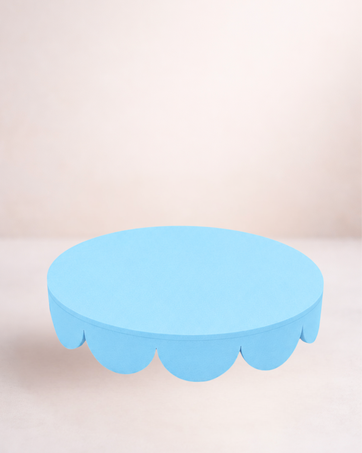Suport / Tavă pentru tort și deserturi - Rotund Ondulat