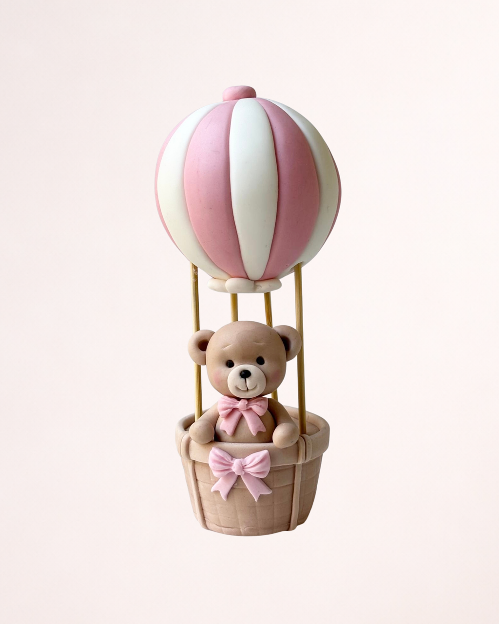 Ursuleț în Balon - Figurină Tort