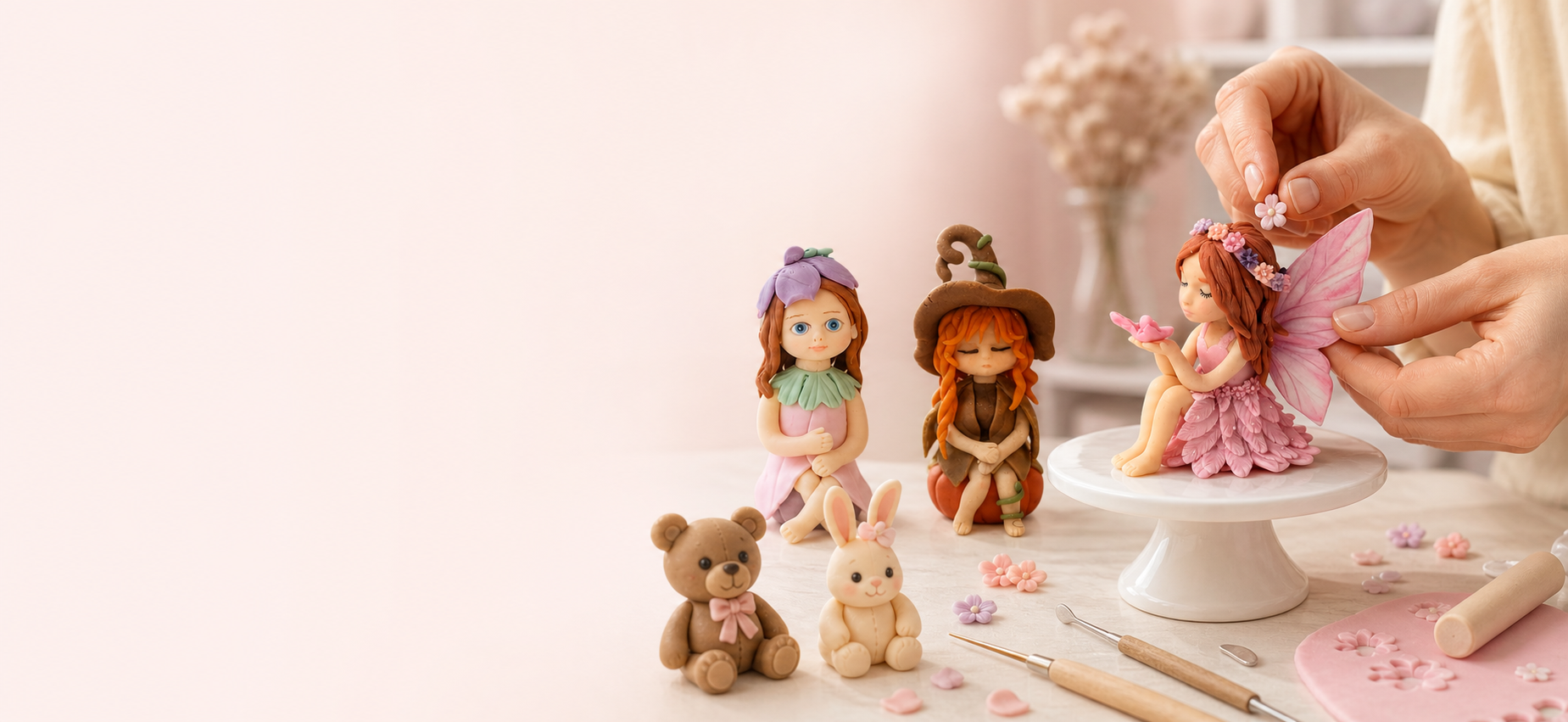Figurine handmade pentru tort