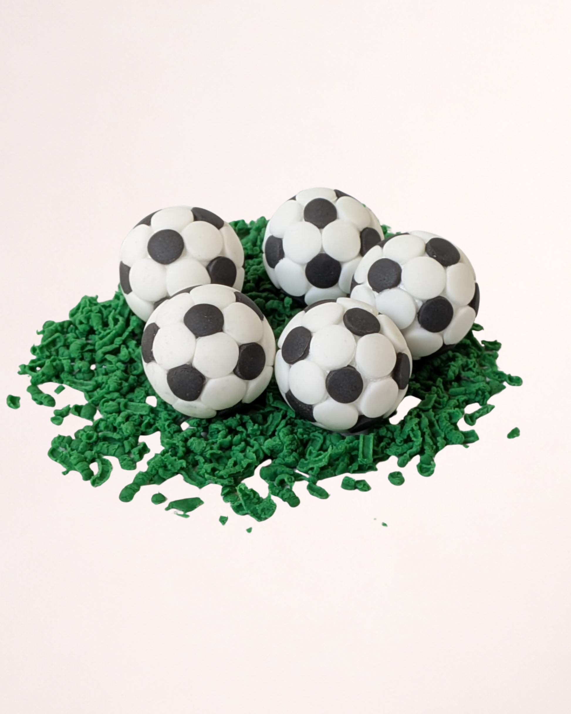 5 x Mingi Fotbal - Set Decor Tort