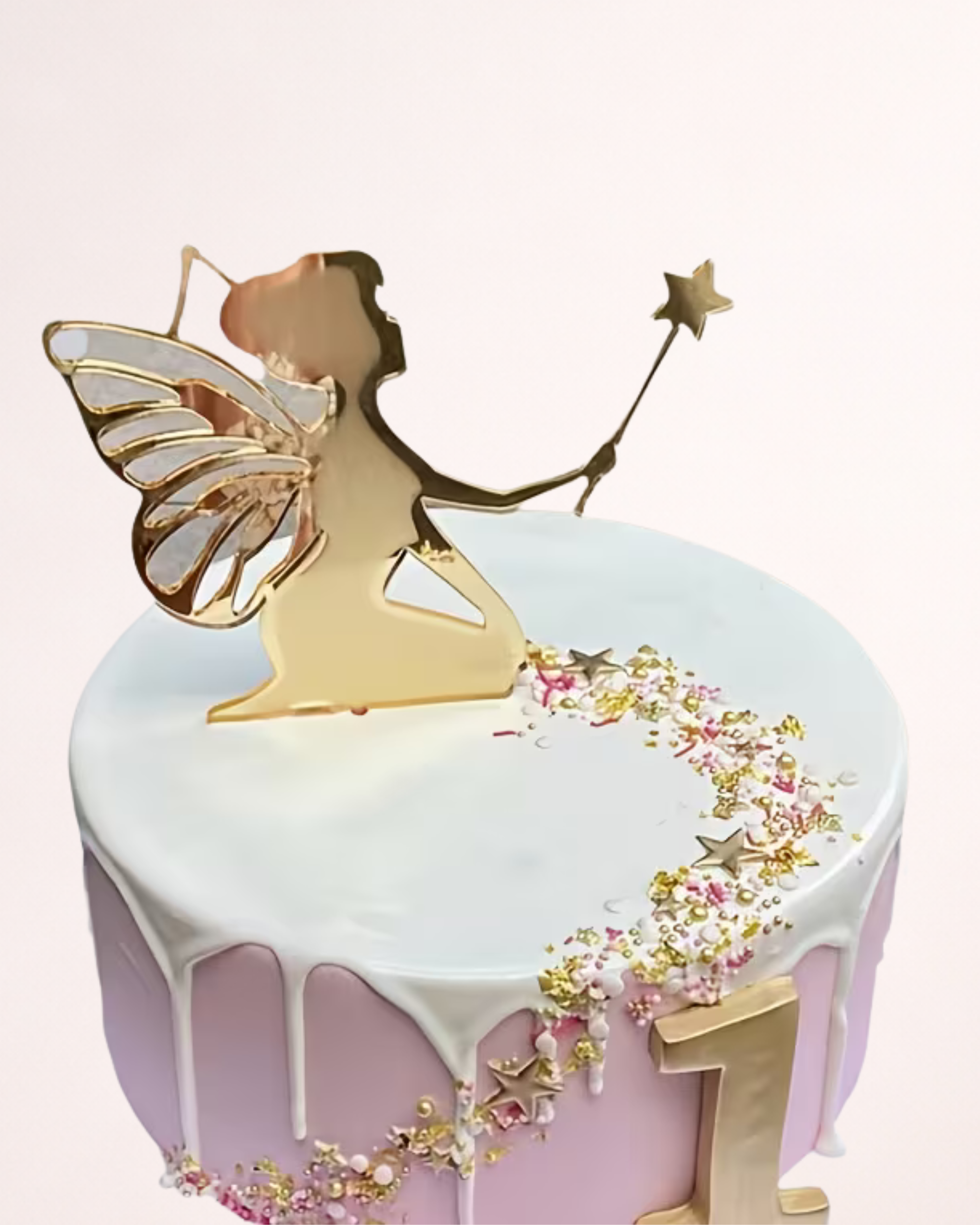 Topper Tort "Zână cu Baghetă Magică"