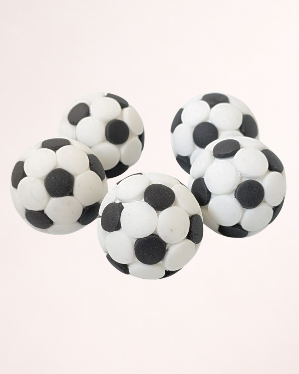 5 x Mingi Fotbal - Set Decor Tort