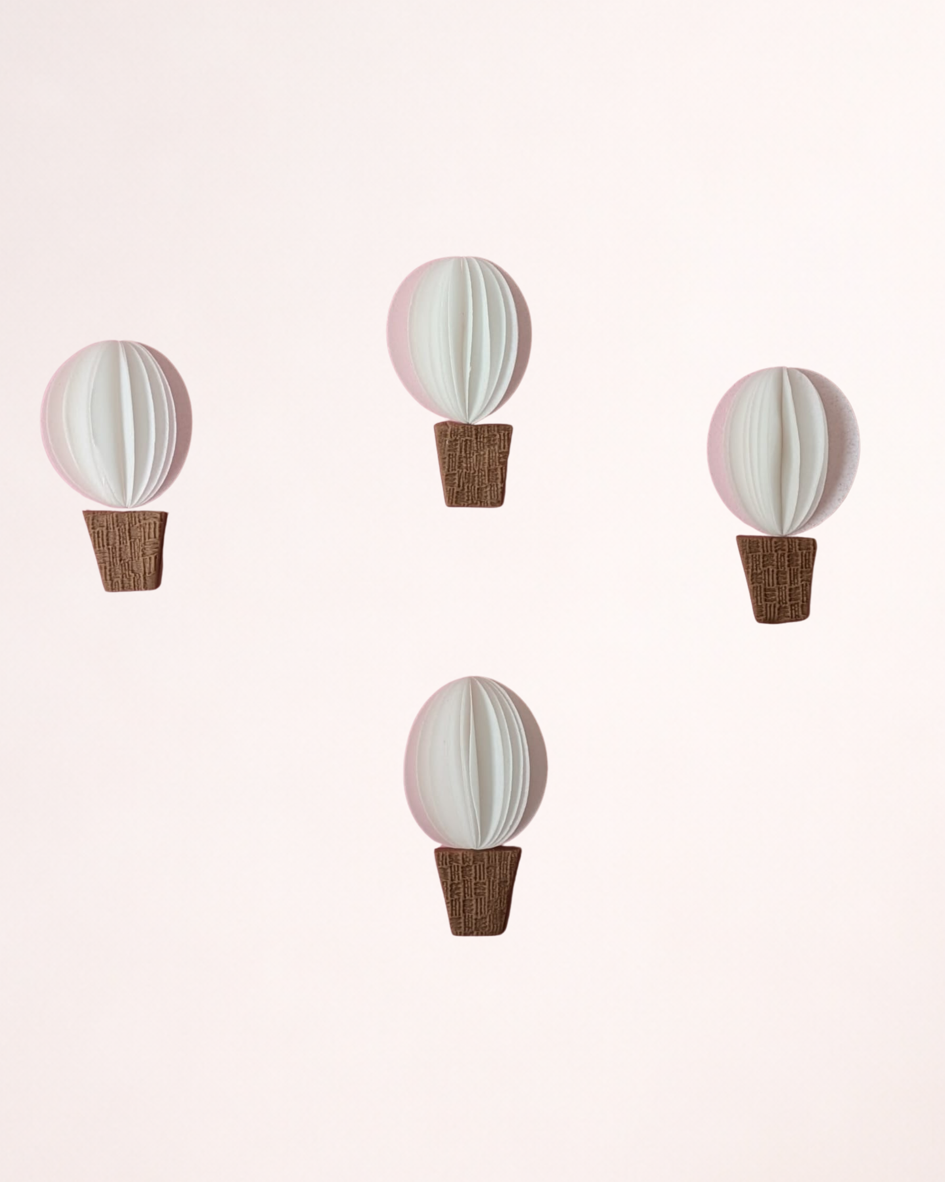 4 x Baloane decor foi vafă - Set Figurine Tort