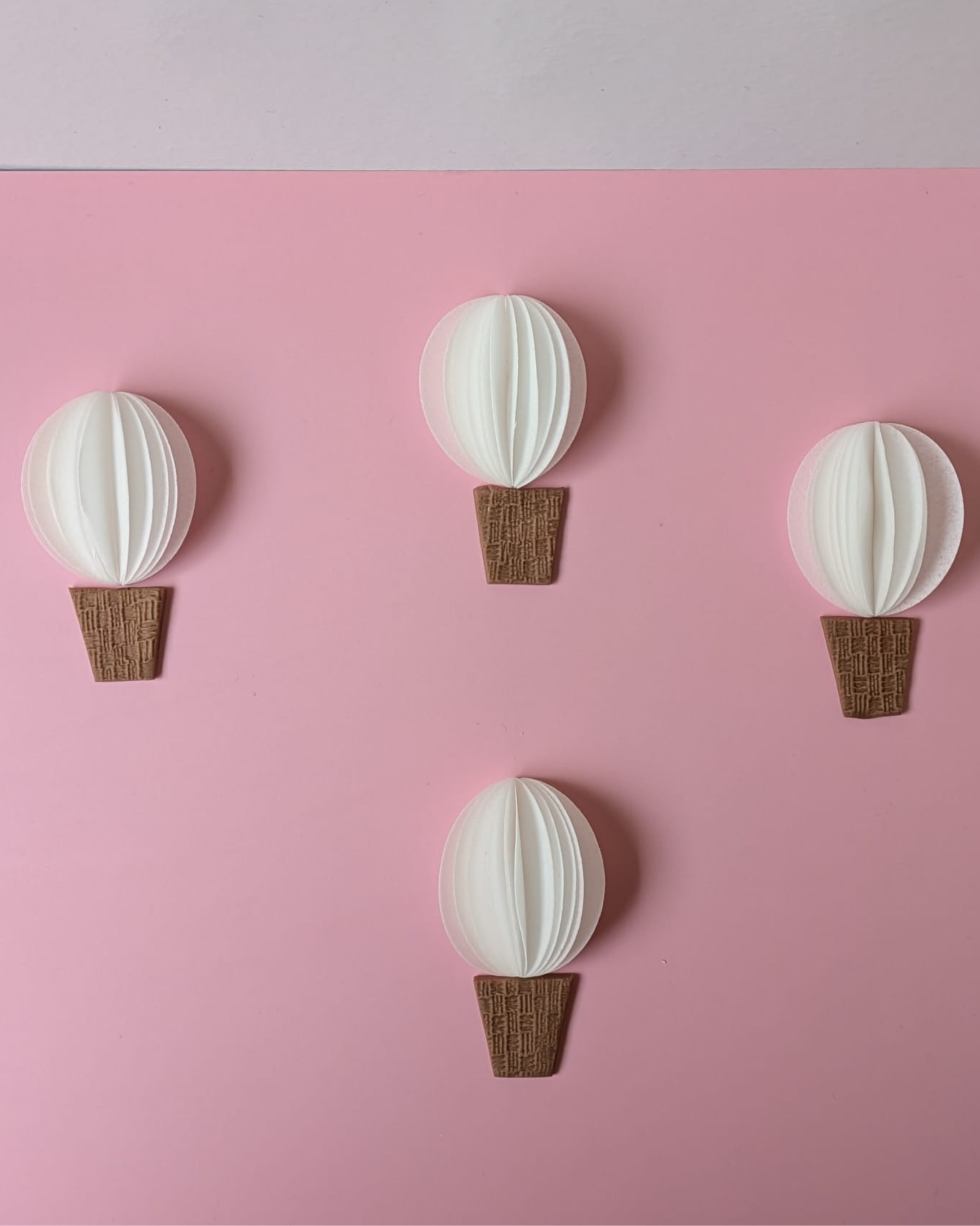 4 x Baloane decor foi vafă - Set Figurine Tort