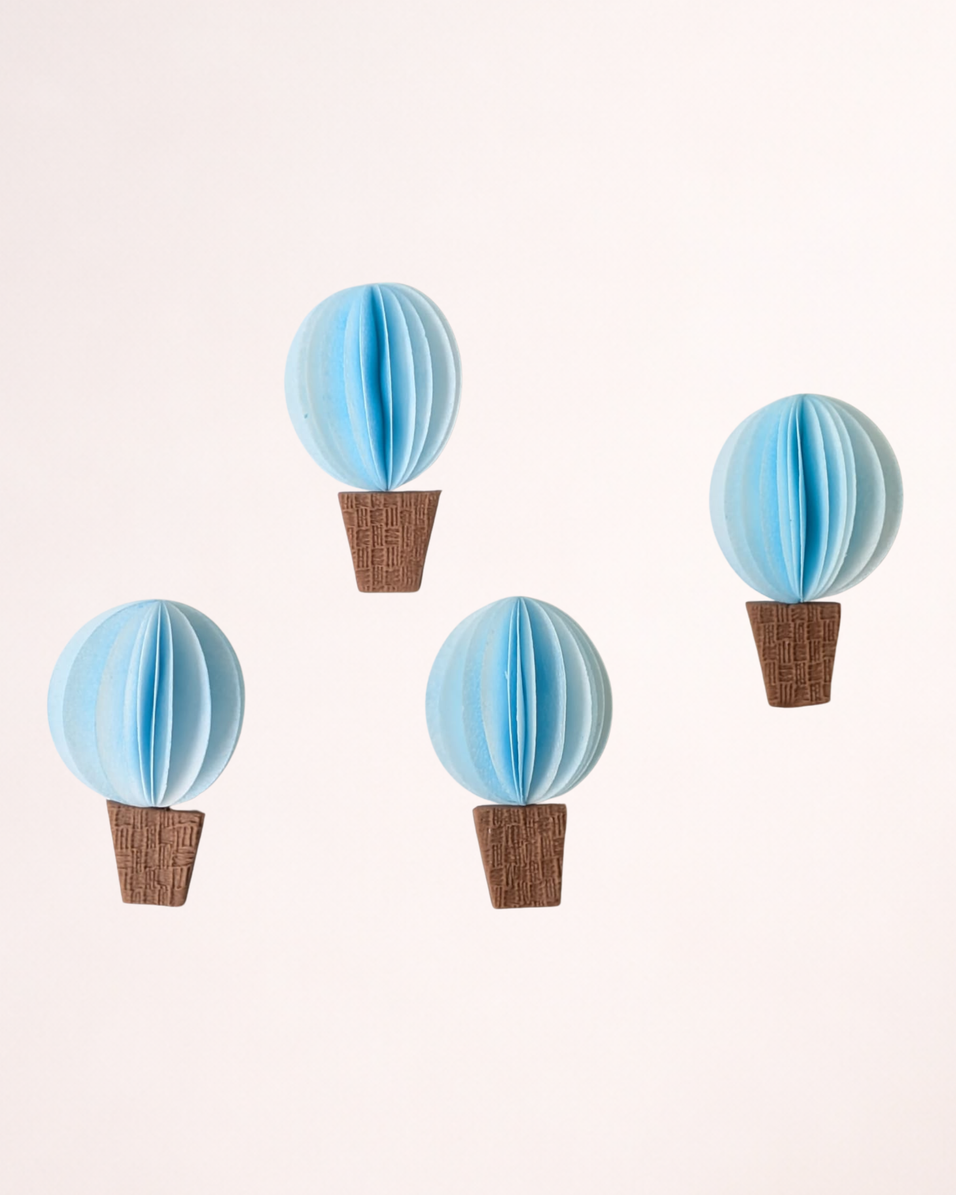 4 x Baloane decor foi vafă - Set Figurine Tort