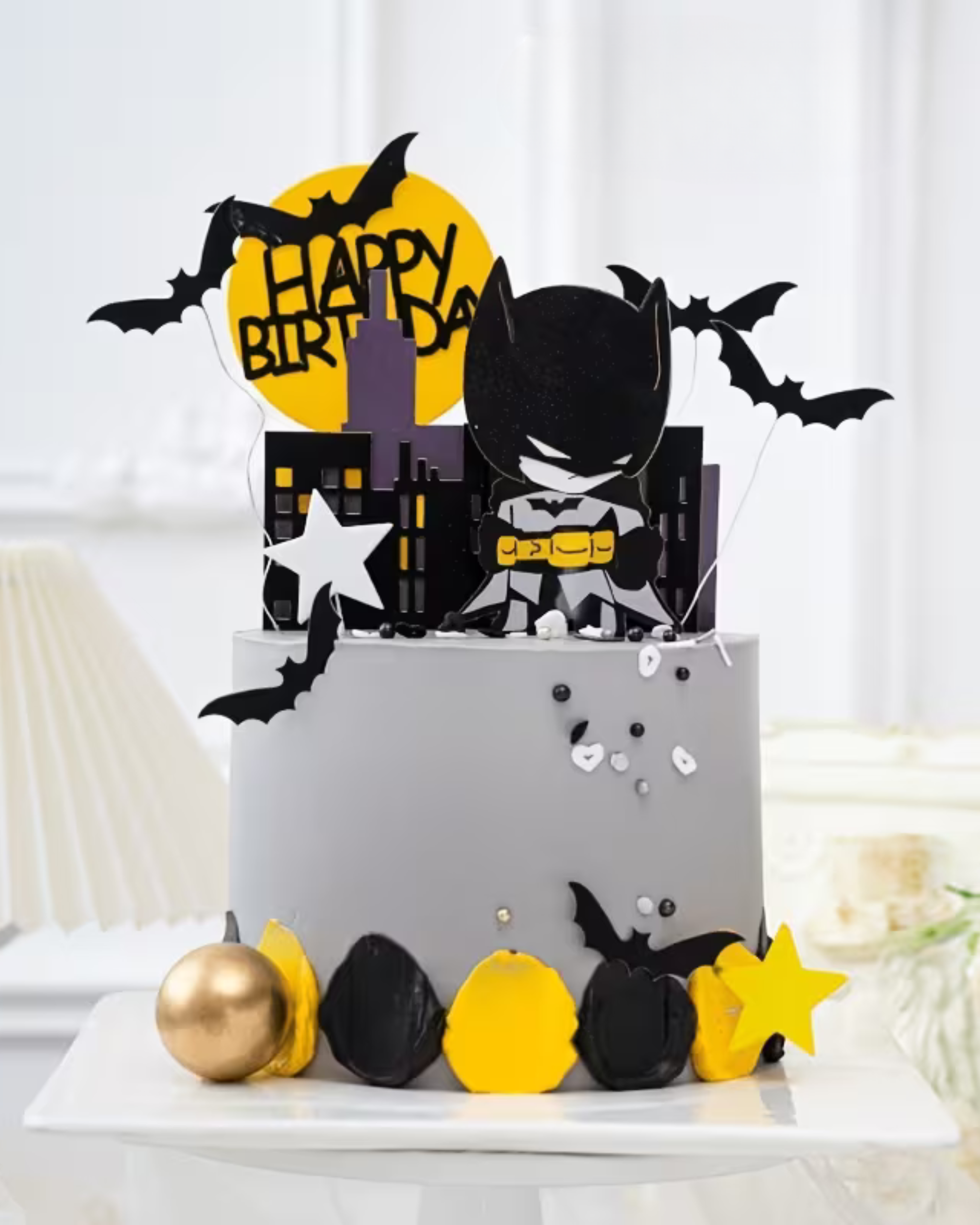 Set Toppere Tort "Batman" – 10 elemente