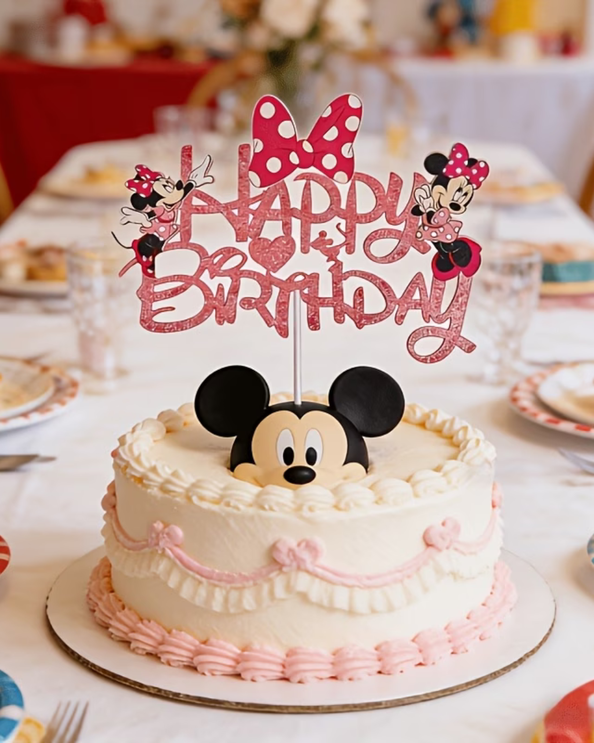 Topper Tort "Minnie Mouse"