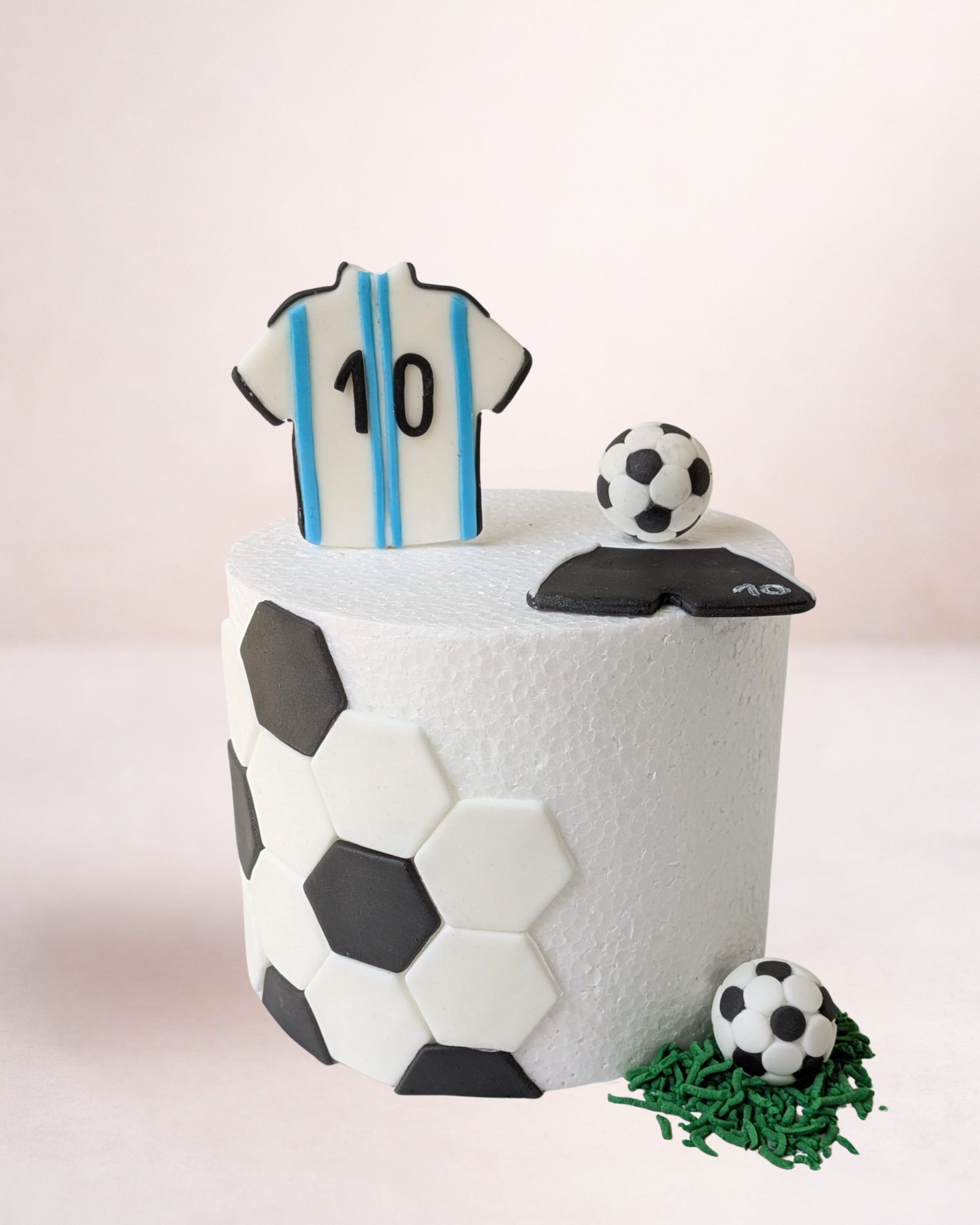 Fotbal Messi Argentina nr. 10 - Set Decor Tort