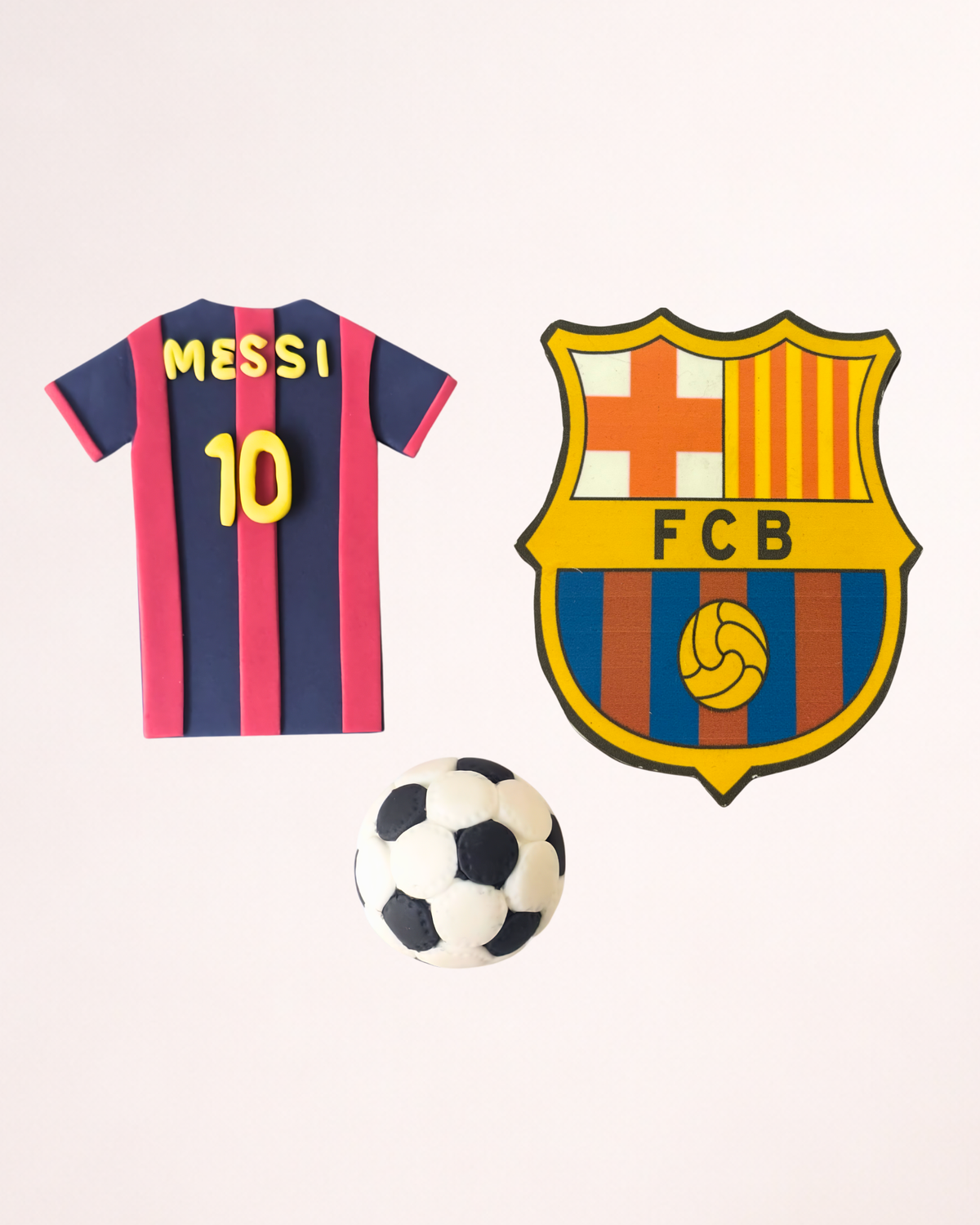 Fotbal Messi Barcelona nr. 10 - Set Decor Tort