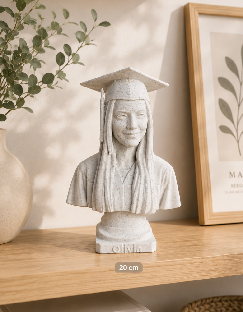 Bust personalizat după fotografie – imprimat 3D